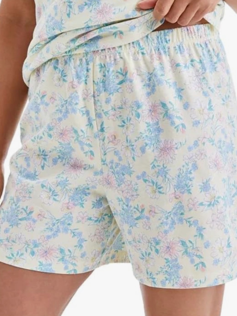 Charter Club Women's Pajama Short, Floating Fauna Floral Print